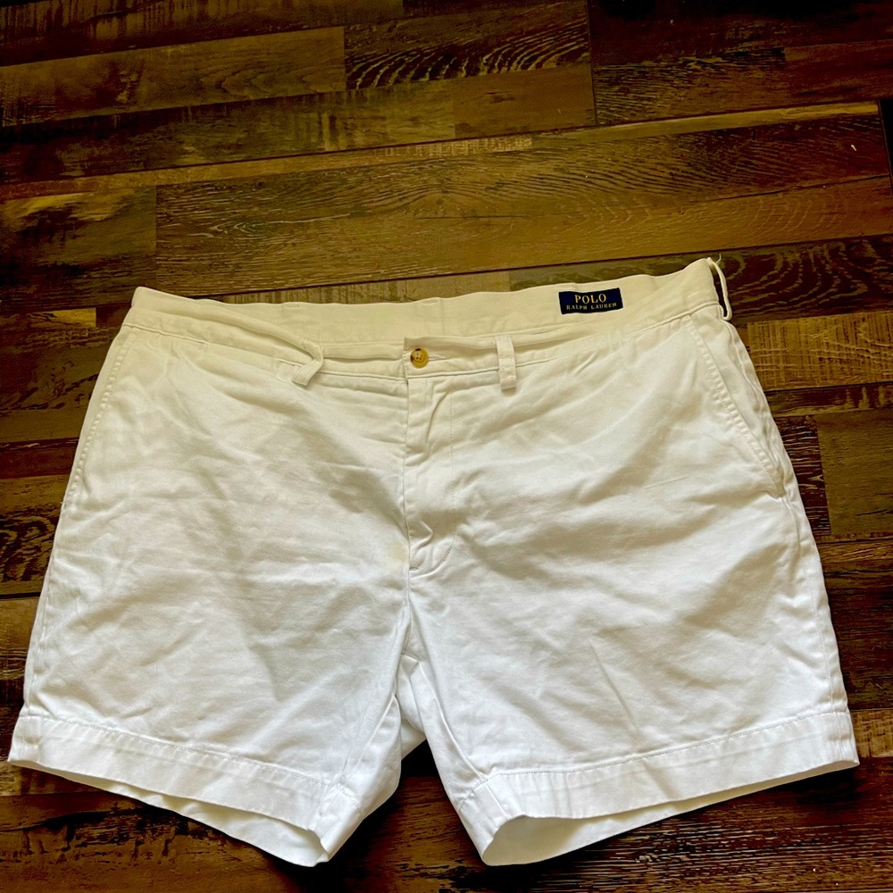 Polo Ralph Lauren white shorts sz 38 - great condition